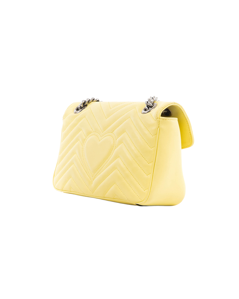 GUCCI MARMONT 26 MUSTARD YELLOW CALF SHW 443497 525040 5283