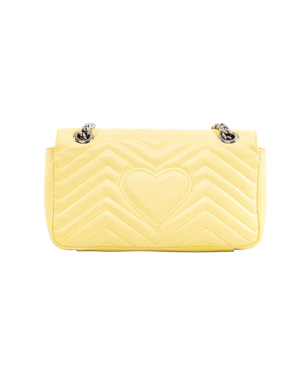 GUCCI MARMONT 26 MUSTARD YELLOW CALF SHW 443497 525040 5284