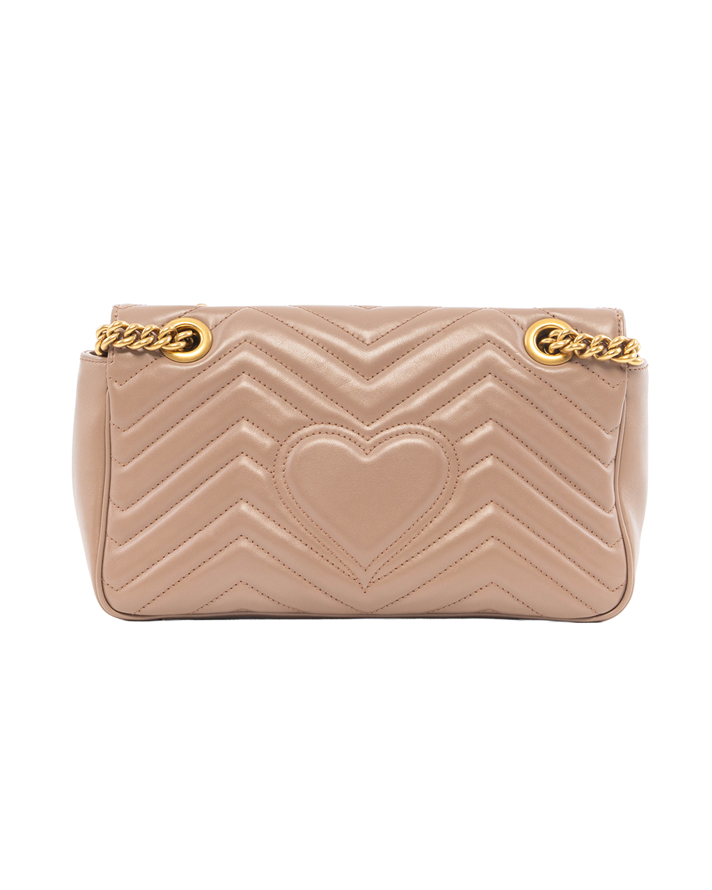 GUCCI MARMONT 26 NUDE CALF GHW 443497 498879 0964