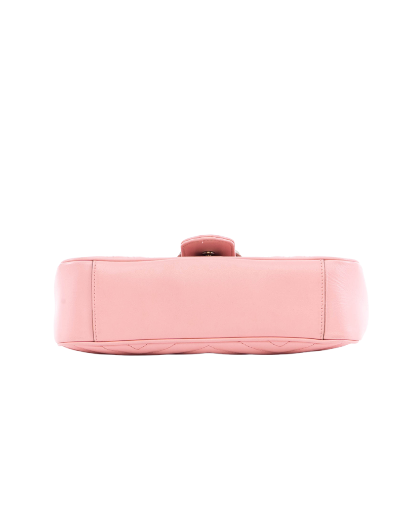GUCCI MARMONT 26 PINK CALF SHW 443497 213317 4505