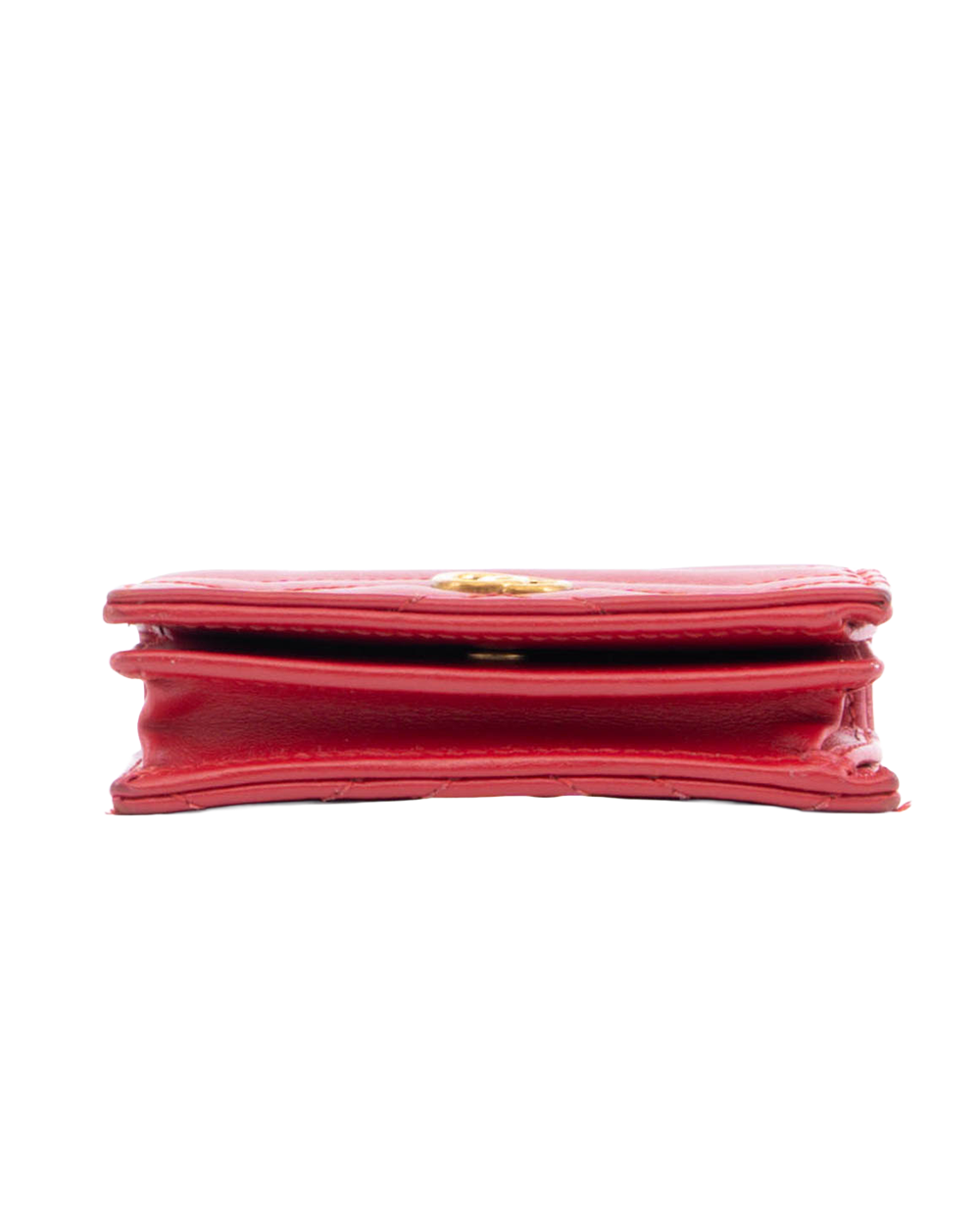GUCCI MARMONT BI FOLD SHORT RED CALF GHW 466492 0416 0341