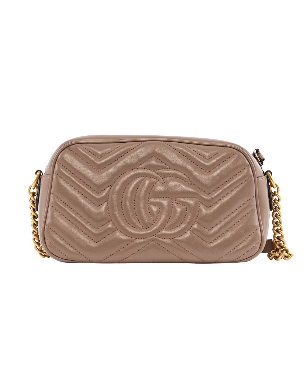 GUCCI MARMONT CAMERA 24 BEIGE CALF GHW 447632 204991 3555