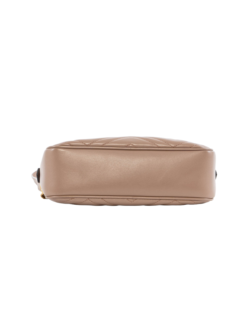 GUCCI MARMONT CAMERA 24 BEIGE CALF GHW 447632 204991 3556