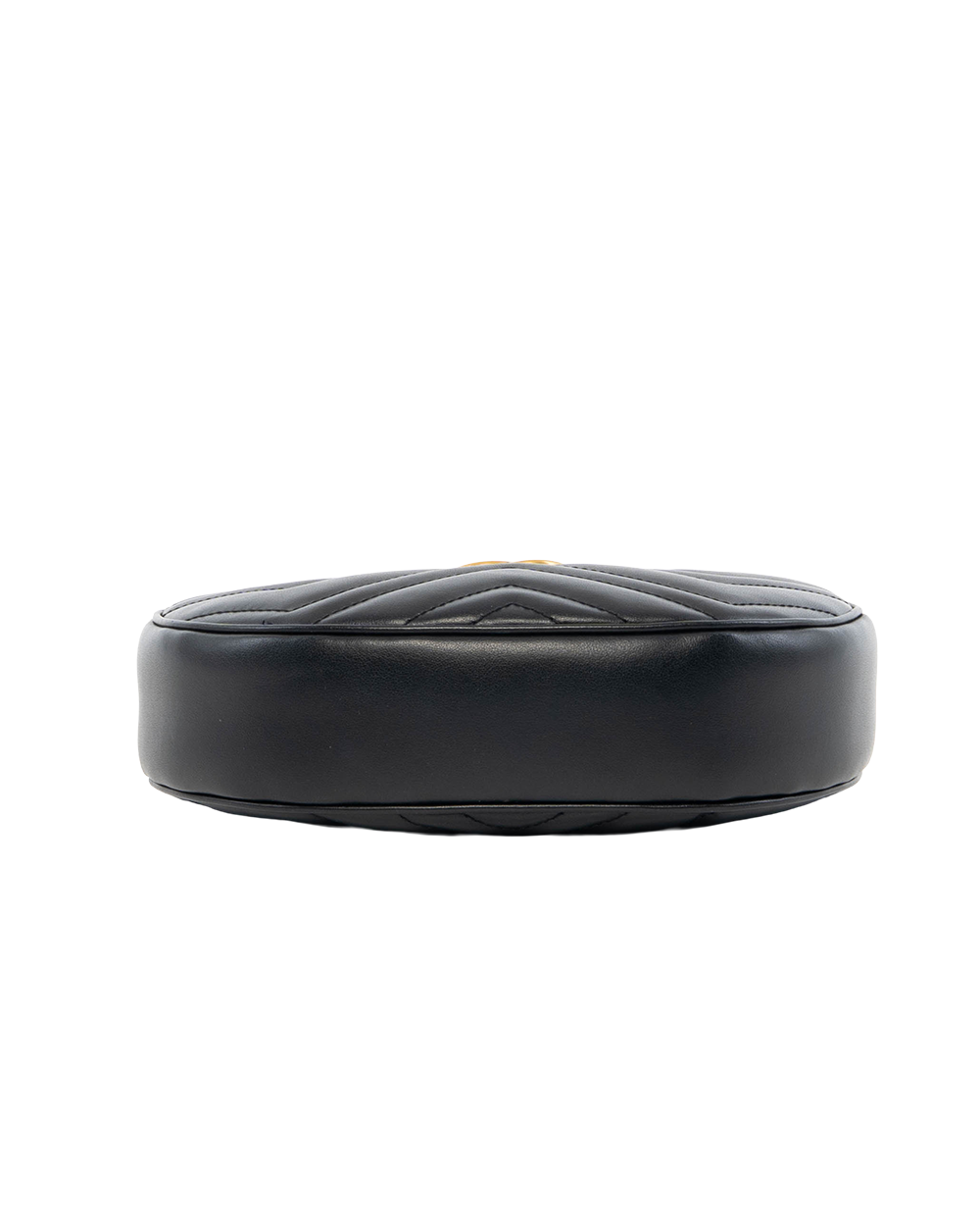 GUCCI MARMONT HALF MOON BLACK CALF GHW 699514 2349 8004