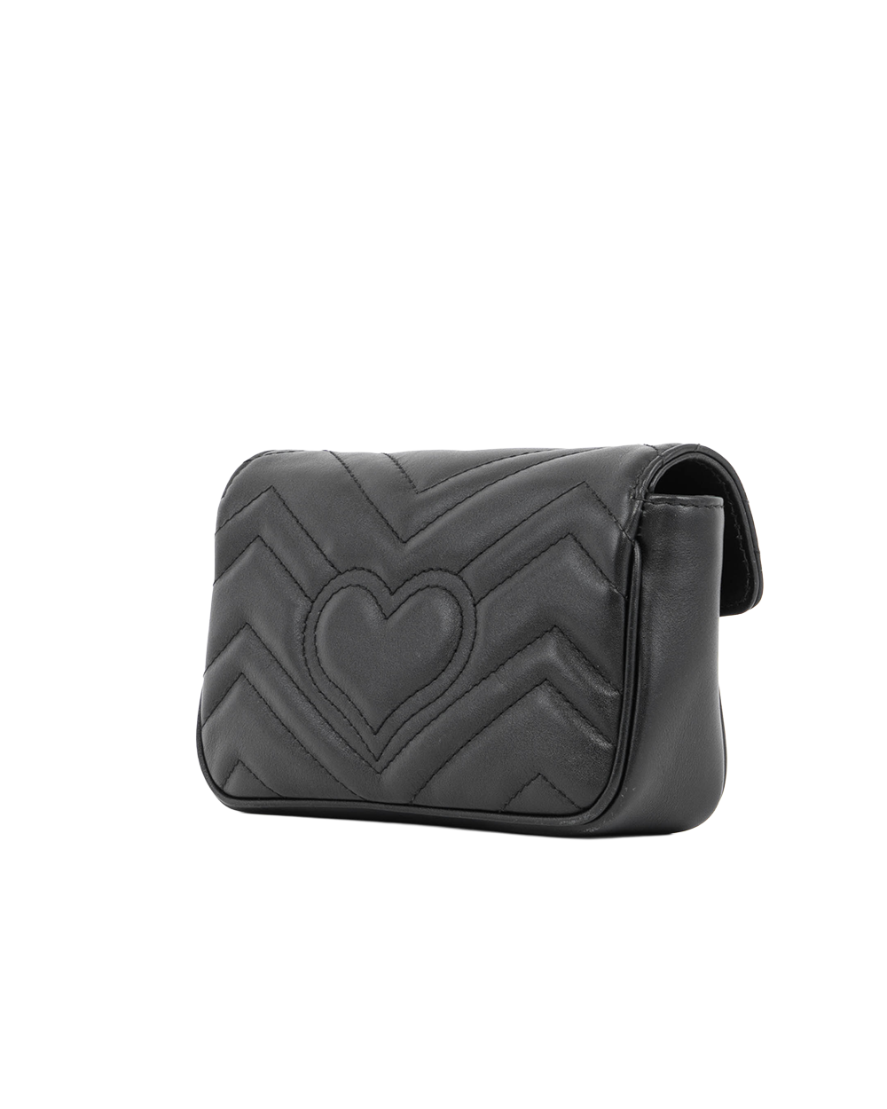 GUCCI MARMONT SUPER MINI BLACK CALF GHW 476433 493075 5354