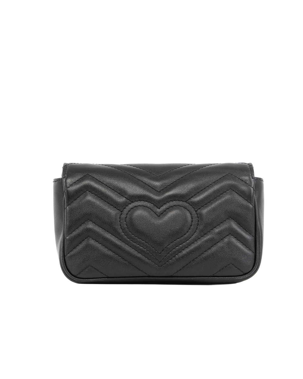 GUCCI MARMONT SUPER MINI BLACK CALF GHW 476433 493075 5355