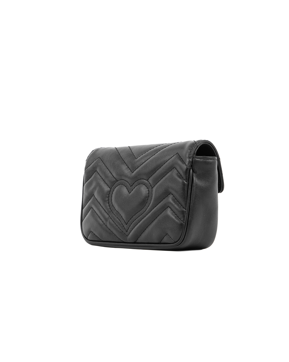 GUCCI MARMONT SUPER MINI BLACK CALF GHW 476433 493075 5439