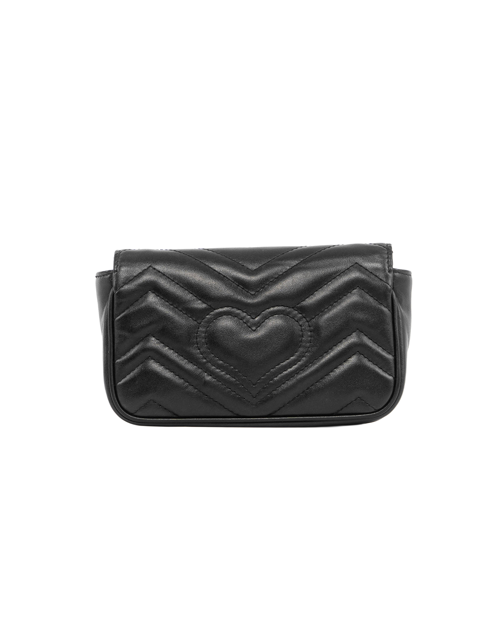 GUCCI MARMONT SUPER MINI BLACK CALF GHW 476433 493075 5440