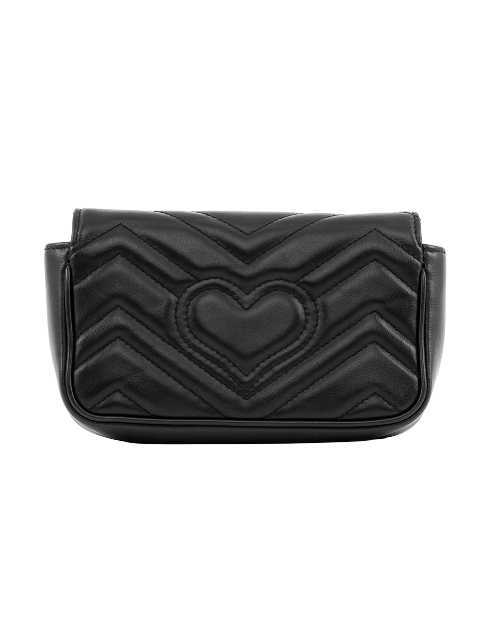 GUCCI MARMONT SUPER MINI BLACK CALF GHW 476433 520981 6118
