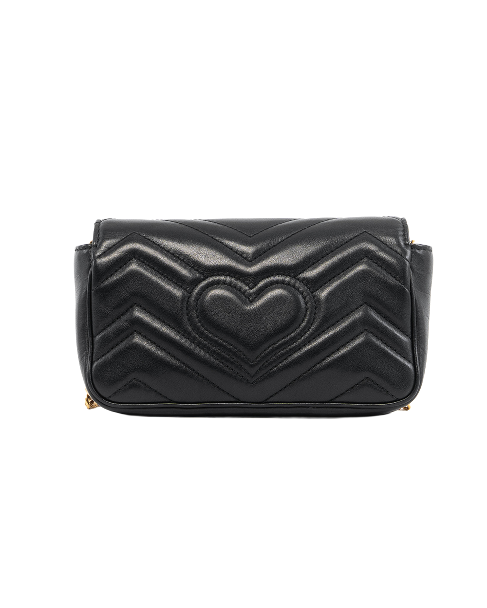 GUCCI MARMONT SUPER MINI BLACK CALF GHW 476455 0416 5421
