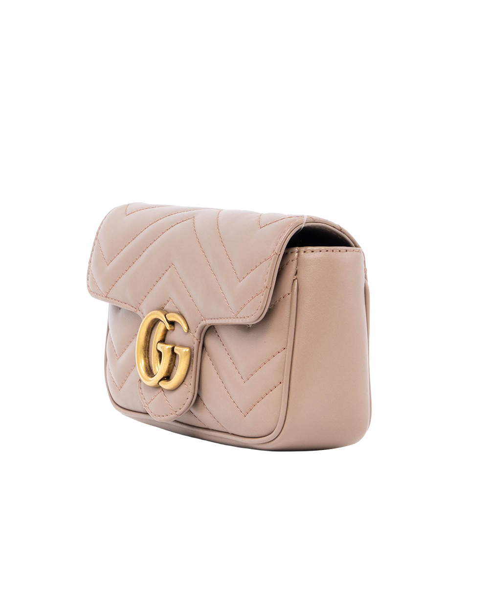 GUCCI MARMONT SUPER MINI PINK NUDE CALF GHW 476433 496334 0567