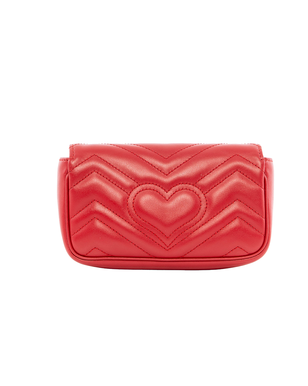 GUCCI MARMONT SUPER MINI RED CALF GHW 476433 0416 7155