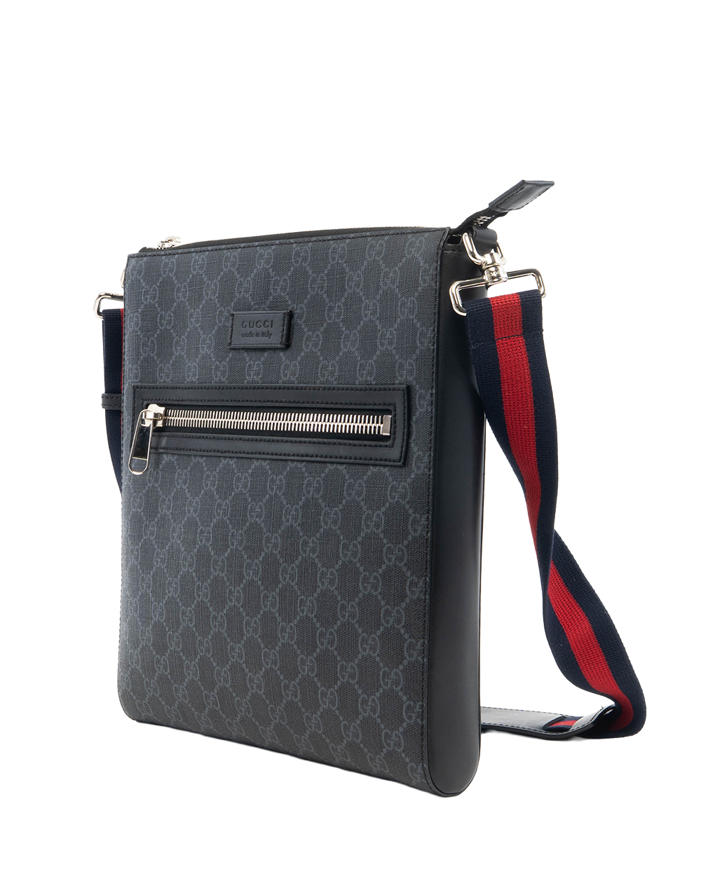 GUCCI MESSENGER BLACK GG MONOGRAM CANVAS SHW 474137 520981 5233