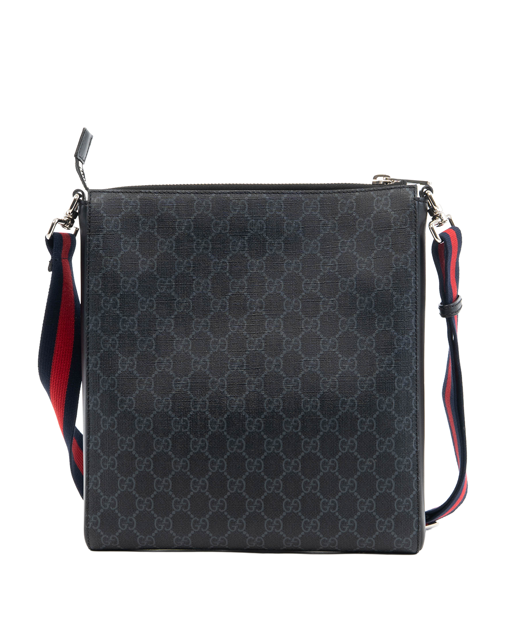 GUCCI MESSENGER BLACK GG MONOGRAM CANVAS SHW 474137 520981 5235