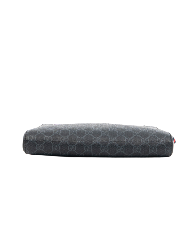GUCCI MESSENGER BLACK GG MONOGRAM CANVAS SHW 474137 520981 5236