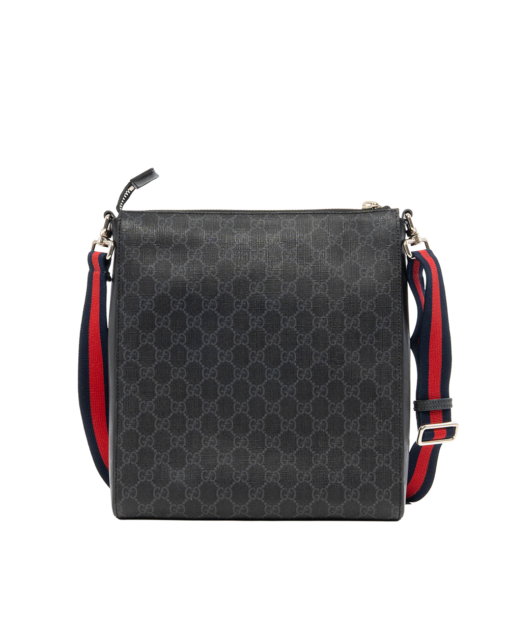 GUCCI MESSENGER BLACK GG SUPREME MONOGRAM CANVAS SHW 474137 520981 7970