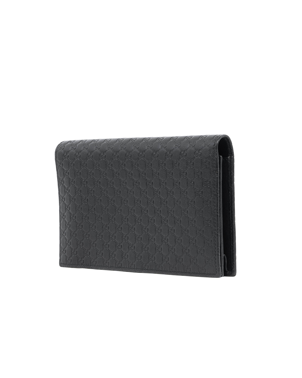 GUCCI MICRO CONTINETAL WALLET LONG BLACK LEATHER SHW 322210 0959 3205