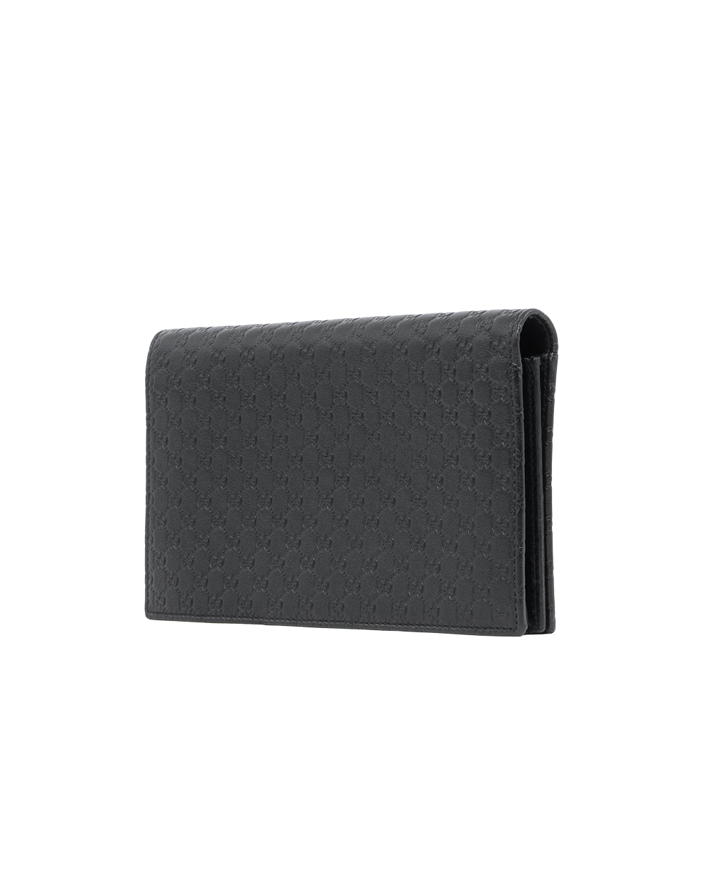 GUCCI MICRO CONTINETAL WALLET LONG BLACK LEATHER SHW 322210 0959 3206