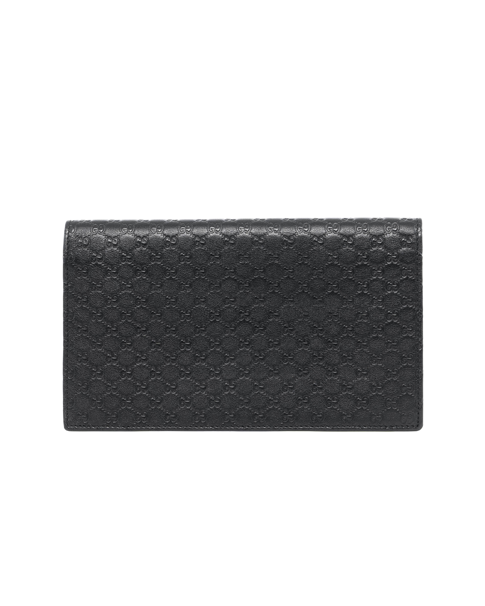 GUCCI MICRO CONTINETAL WALLET LONG BLACK LEATHER SHW 322210 0959 3207
