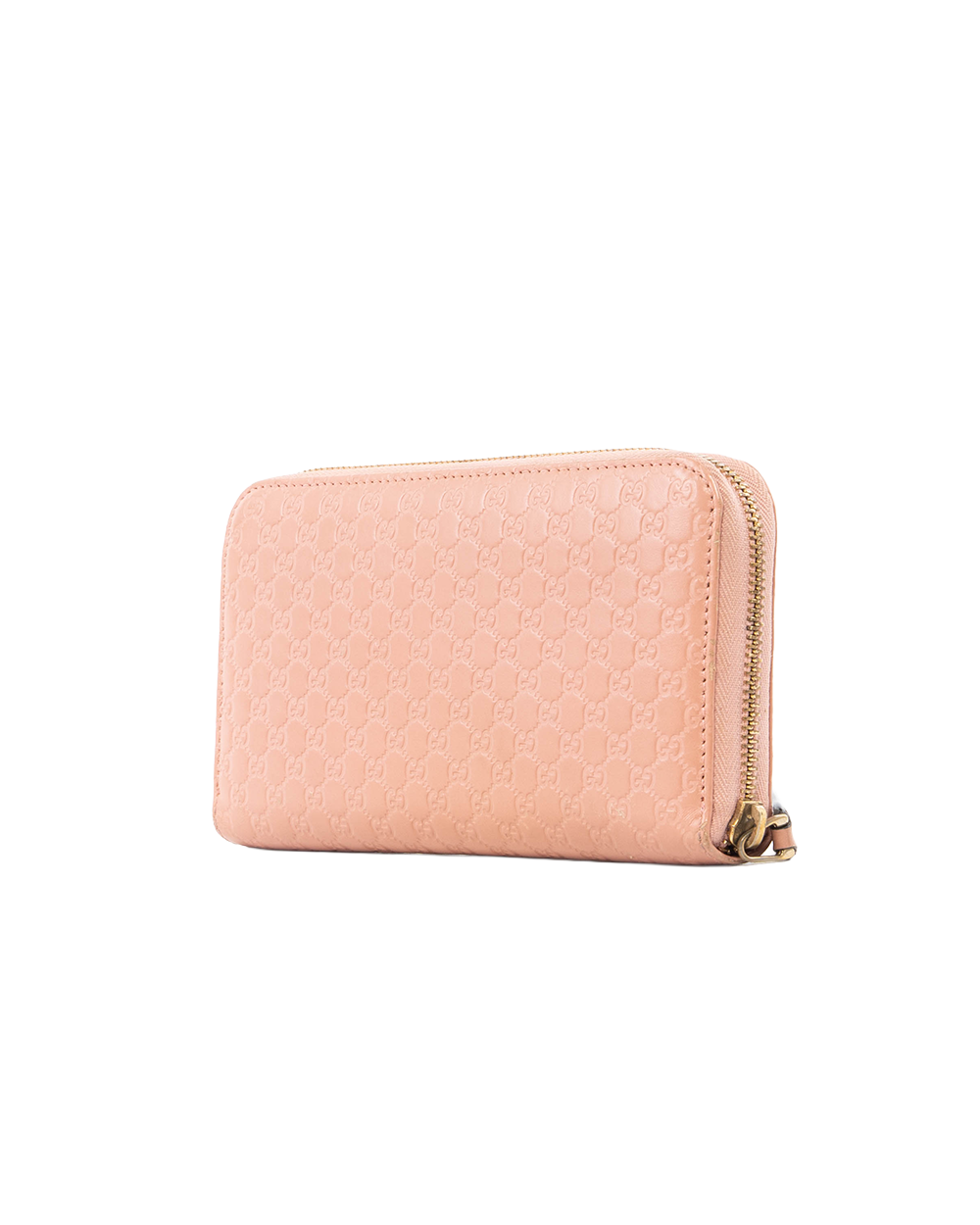 GUCCI MICRO GUCCISSIMA ZIP AROUND LONG PINK LEATHER GHW 449391 2149 5386