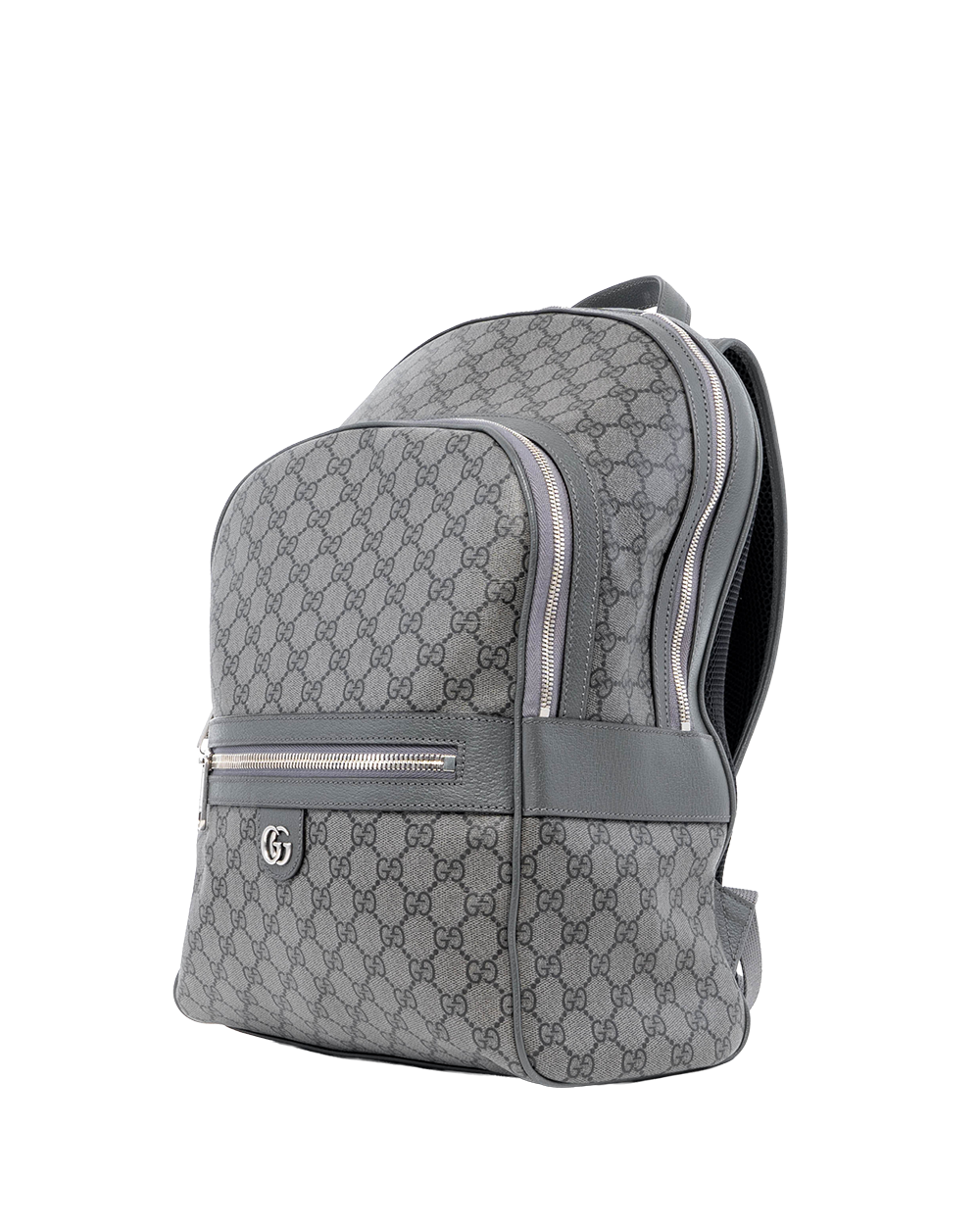 GUCCI OPHIDIA BACKPACK GRAY GG MONOGRAM CANVAS SHW 821938 520981 05412