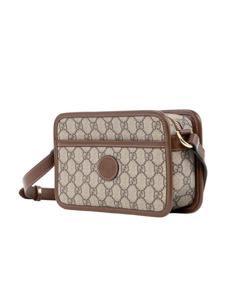 GUCCI OPHIDIA CAMERA BROWN GG MONOGRAM CANVAS GHW 658572 1147 01272