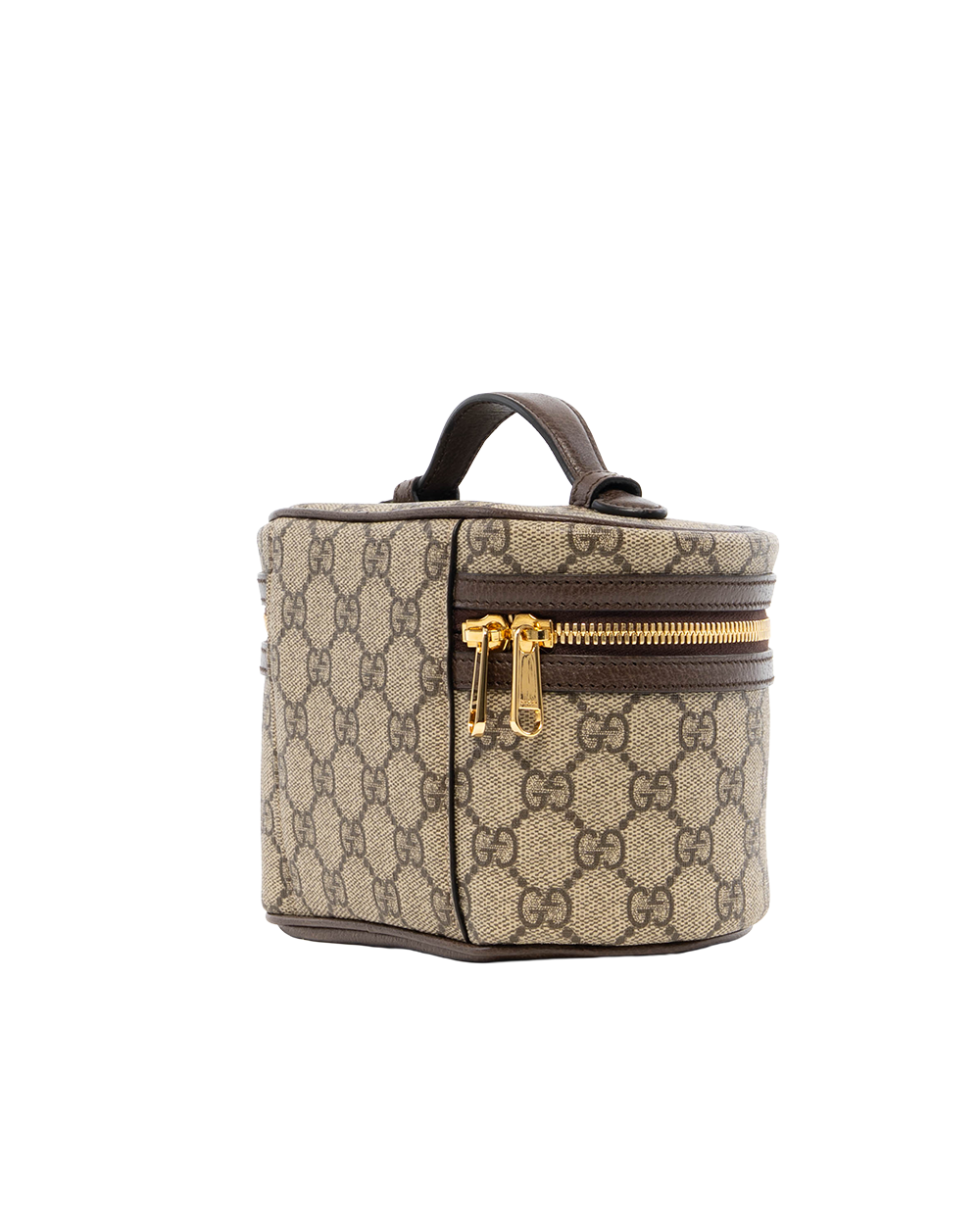 GUCCI OPHIDIA COSMETIC MINI BROWN GG MONOGRAM CANVAS GHW 427463 2149 7762