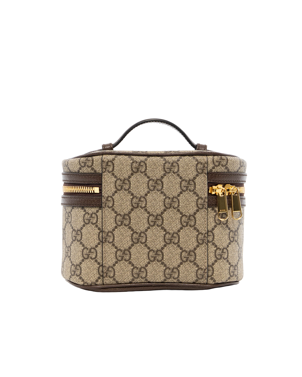 GUCCI OPHIDIA COSMETIC MINI BROWN GG MONOGRAM CANVAS GHW 427463 2149 7763