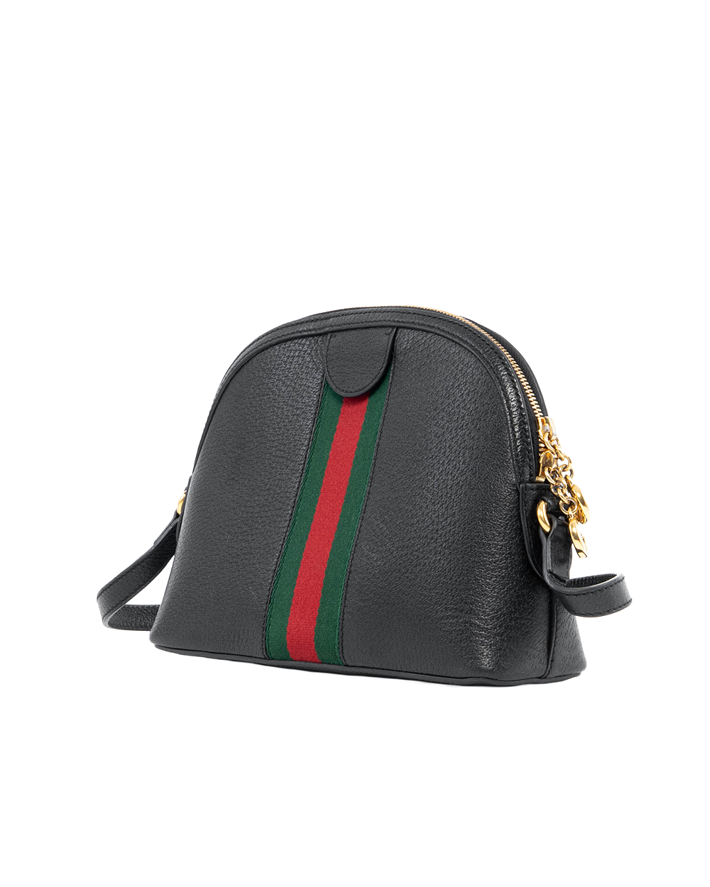 GUCCI OPHIDIA GG SHOULDER BLACK CLAF GHW 499621 486628 0023