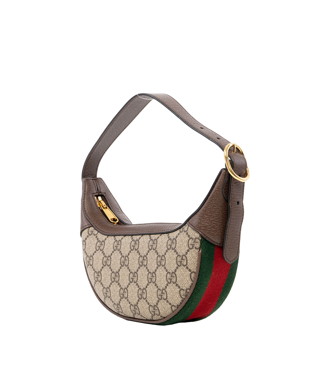GUCCI OPHIDIA MINI BAG MINI BROWN GG MONOGRAM CANVAS GHW 658551 493075 00892