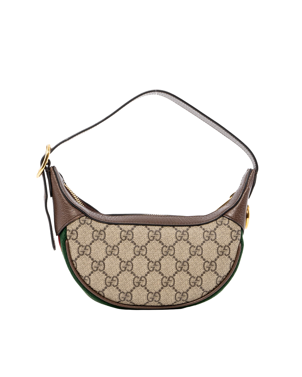 GUCCI OPHIDIA MINI BAG MINI BROWN GG MONOGRAM CANVAS GHW 658551 493075 00894