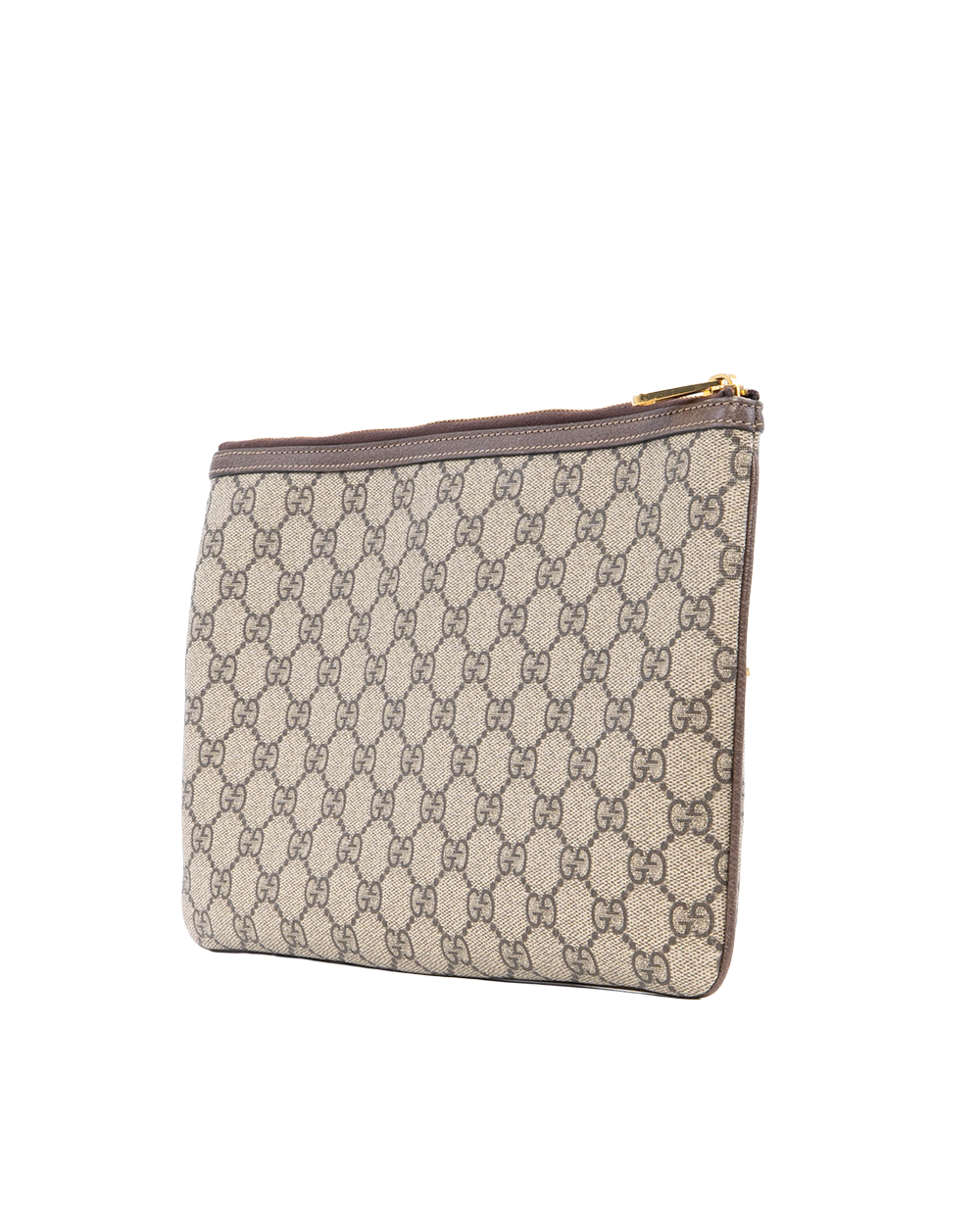 GUCCI OPHIDIA POUCH CLUTCH BROWN GG SUPREME MONOGRAM GHW 517551 2149 4560