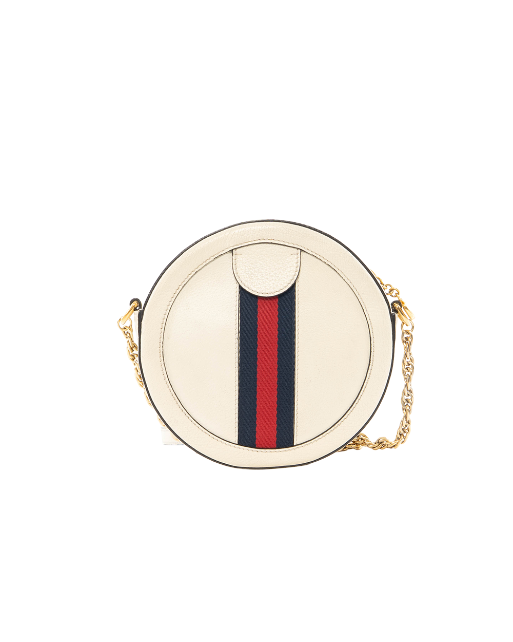 GUCCI OPHIDIA ROUND WHITE RED BLUE CALF GHW 550618 213317 0213