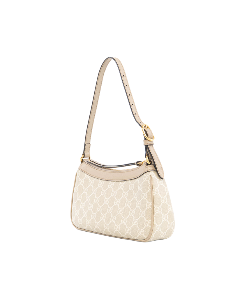 GUCCI OPHIDIA SHOLDER BEIGE GG MONOGRAM CANVAS GHW 735145 498879 5364