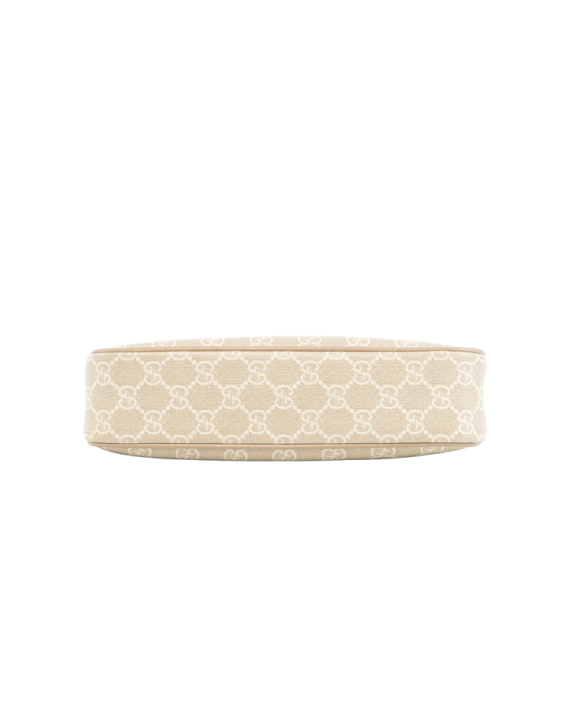 GUCCI OPHIDIA SHOLDER BEIGE GG MONOGRAM CANVAS GHW 735145 498879 5371
