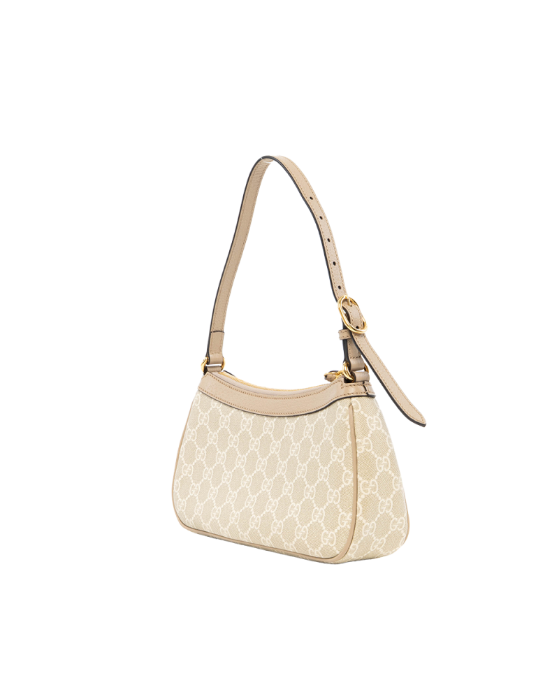GUCCI OPHIDIA SHOULDER BAG BEIGE GG MONOGRAM CANVAS GHW 735145 520981 8010