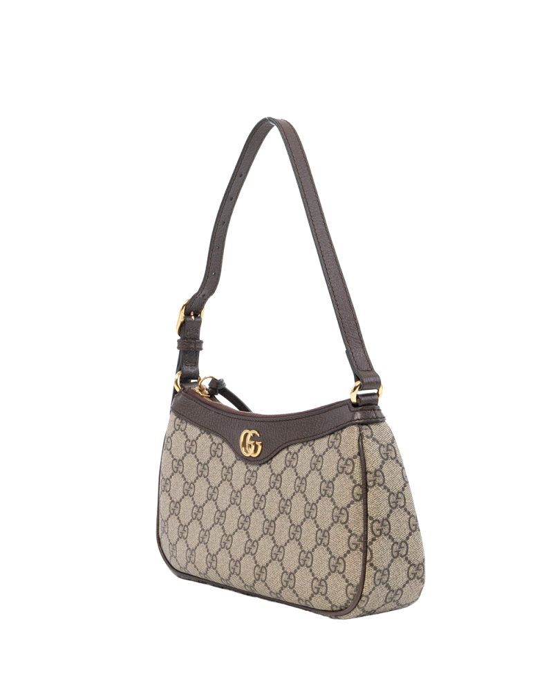GUCCI OPHIDIA SHOULDER BAG BROWN GG MONOGRAM CANVAS 735145 49307 3045