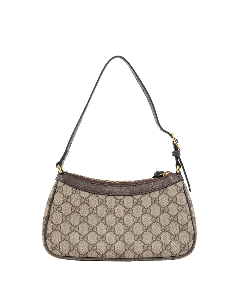 GUCCI OPHIDIA SHOULDER BAG BROWN GG MONOGRAM CANVAS 735145 49307 3047