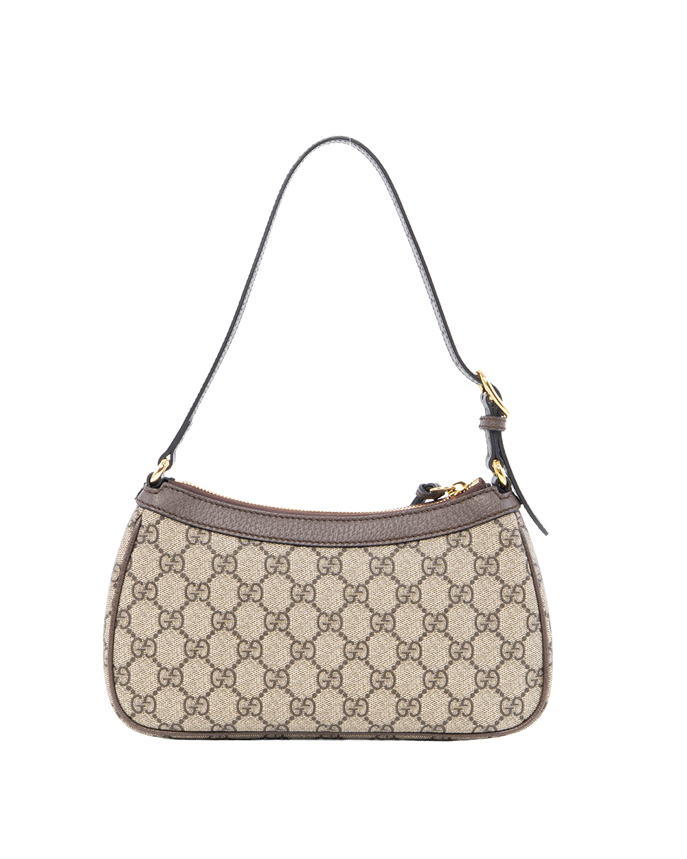 GUCCI OPHIDIA SHOULDER BAG BROWN SMALL GG MONOGRAM CANVAS GHW 735145 520981 2382
