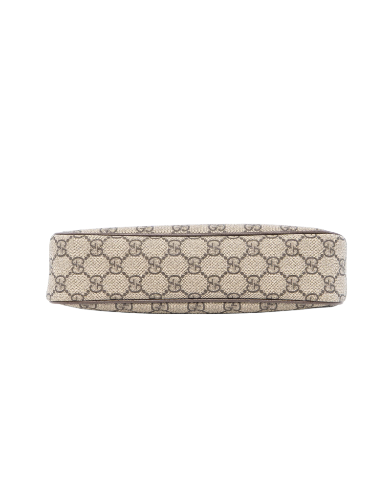 GUCCI OPHIDIA SHOULDER BAG BROWN SMALL GG MONOGRAM CANVAS GHW 735145 520981 2388