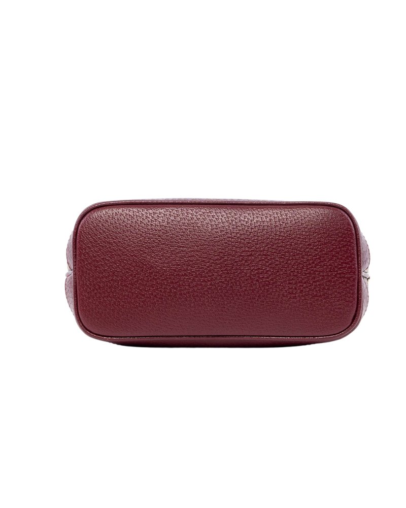 GUCCI OPHIDIA TOTE SMALL BROWN RED GG MONOGRAM CANVAS GHW 836848 650815 04046