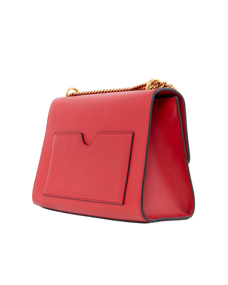 GUCCI PADLOCK SHOULDER BAG RED CALF GHW 409486 213317 0711
