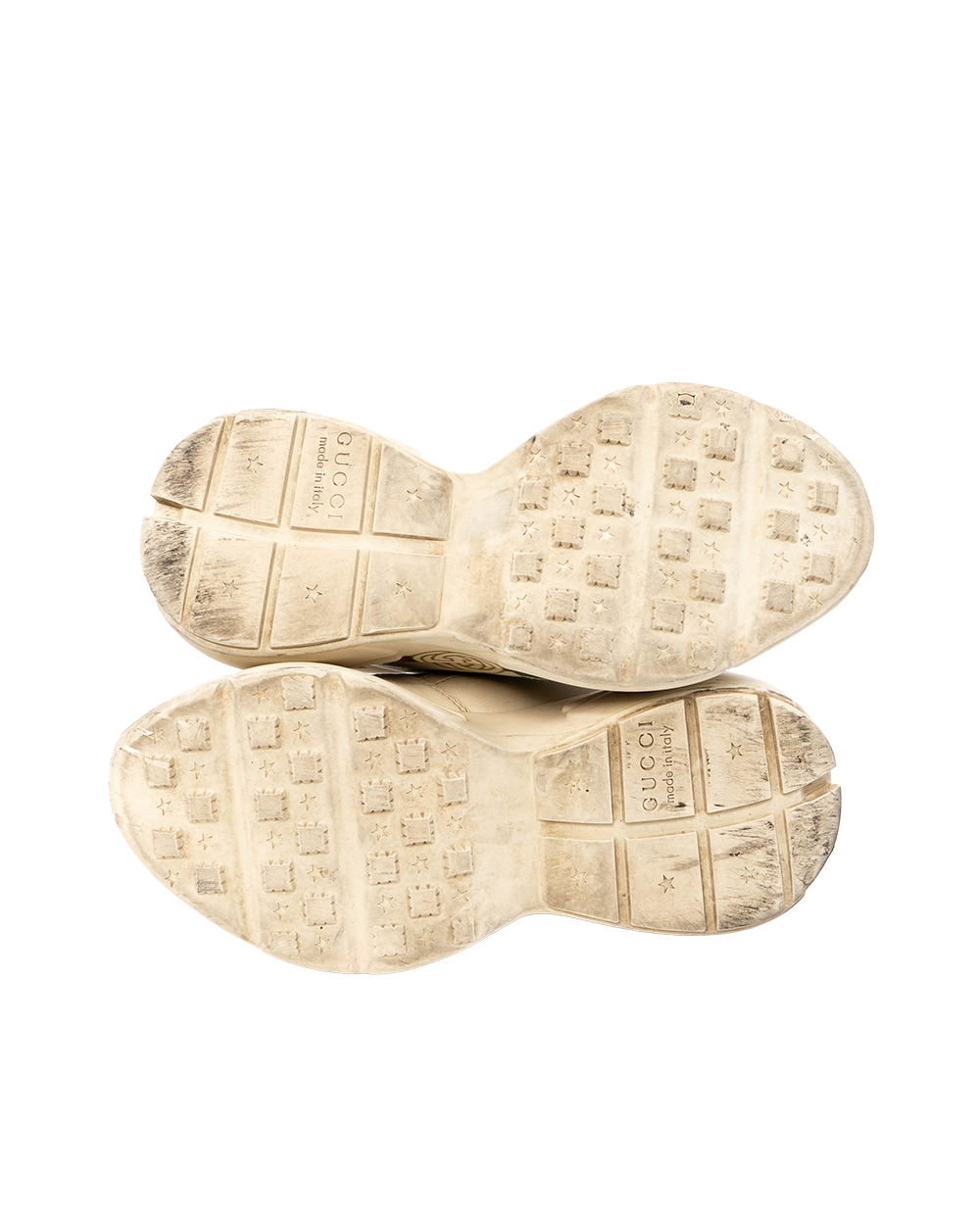 GUCCI RYTHON 35.5 WHITE LEATHER 03857