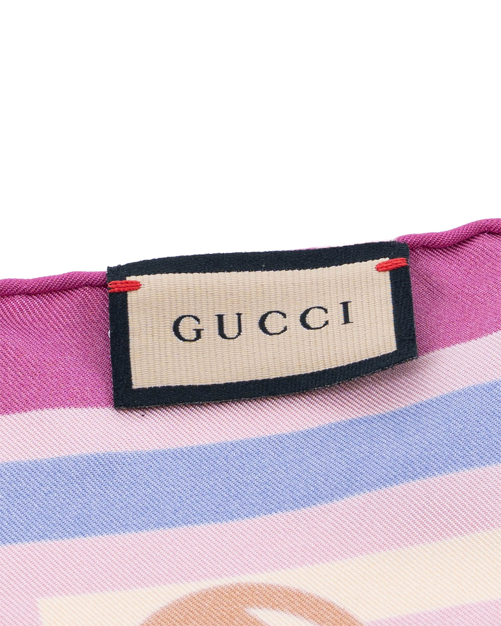 GUCCI SCARF GG PINK SILK 01761