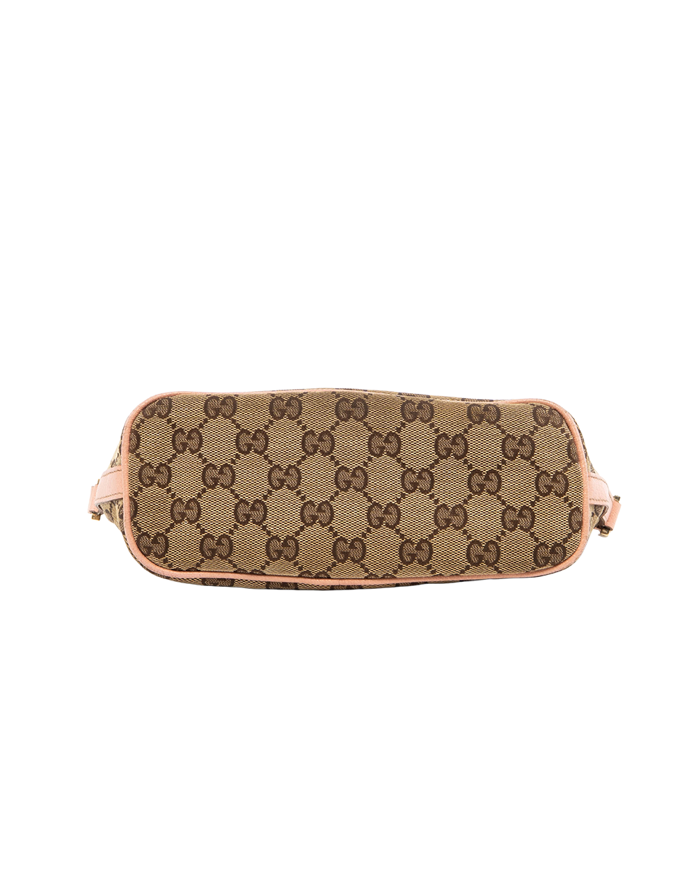 GUCCI VINTAGE POCHETTE BROWN PINK DENIM GHW 141809 002058 8136