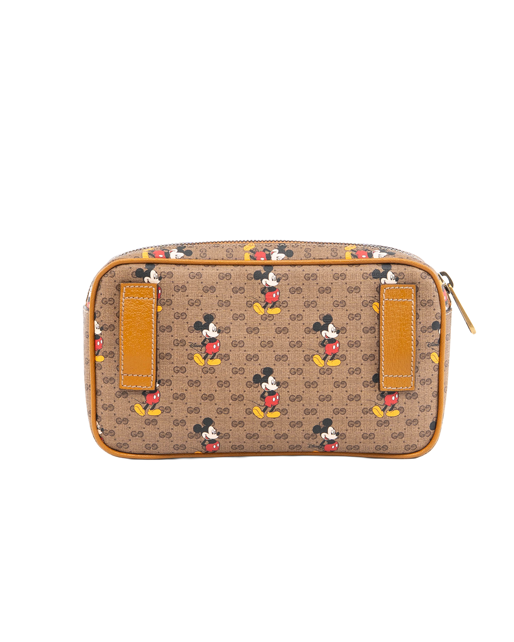 GUCCI X DISNEY MICKEY BELT BAG 85 BROWN GG SUPREME MONOGRAM CANVAS GHW 602695 527066 5466