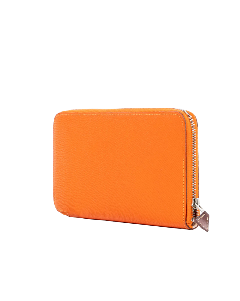 HERMES AZAP WALLET LONG ORANGE H SHW TS 007 AU 03991