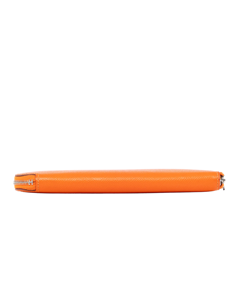 HERMES AZAP WALLET LONG ORANGE H SHW TS 007 AU 03994