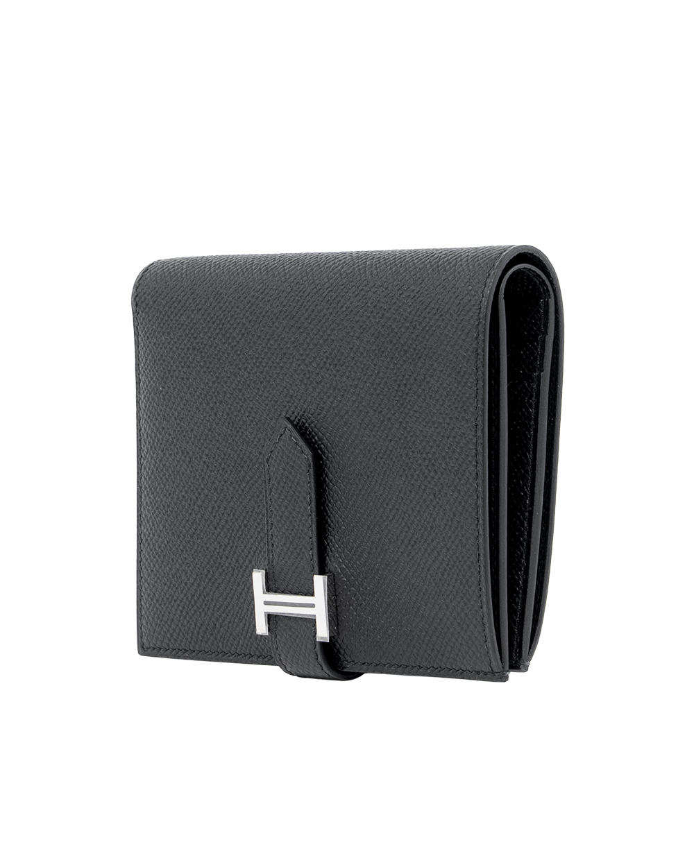 HERMES BEARN WALLET SHORT BLACK SHW B NN 011 BZ 01649
