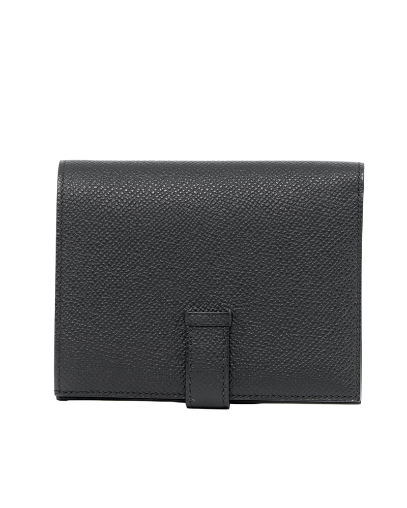 HERMES BEARN WALLET SHORT BLACK SHW B NN 011 BZ 01651